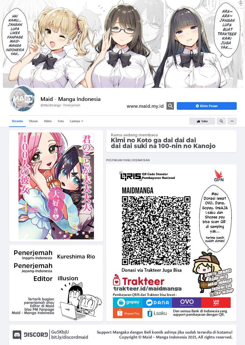 Kimi no Koto ga Dai Dai Dai Dai Daisuki na 100-ri no Kanojo chapter 59